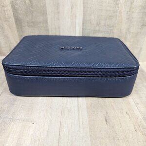 Missoni For Delta Toiletry Travel Zip Case Chevron Blue